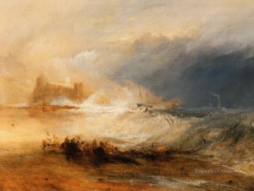 Joseph Mallord William Turner Painting - Wreckers Coast of Northumberland Romantic Turner